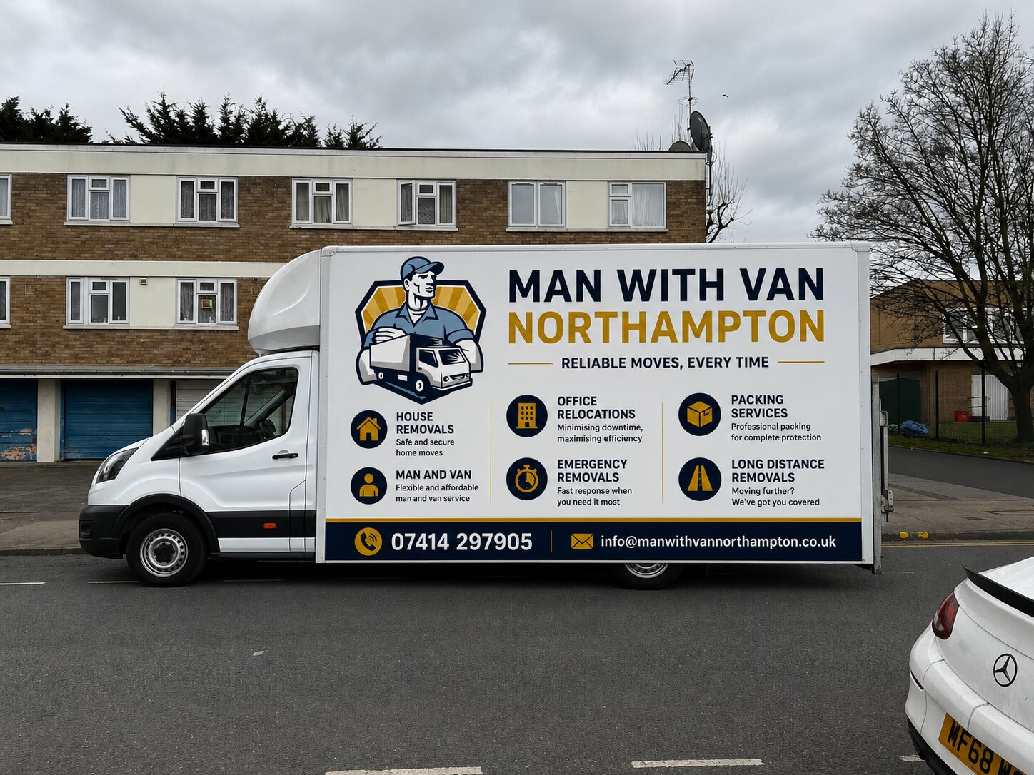 get a quote with man with a van northampton